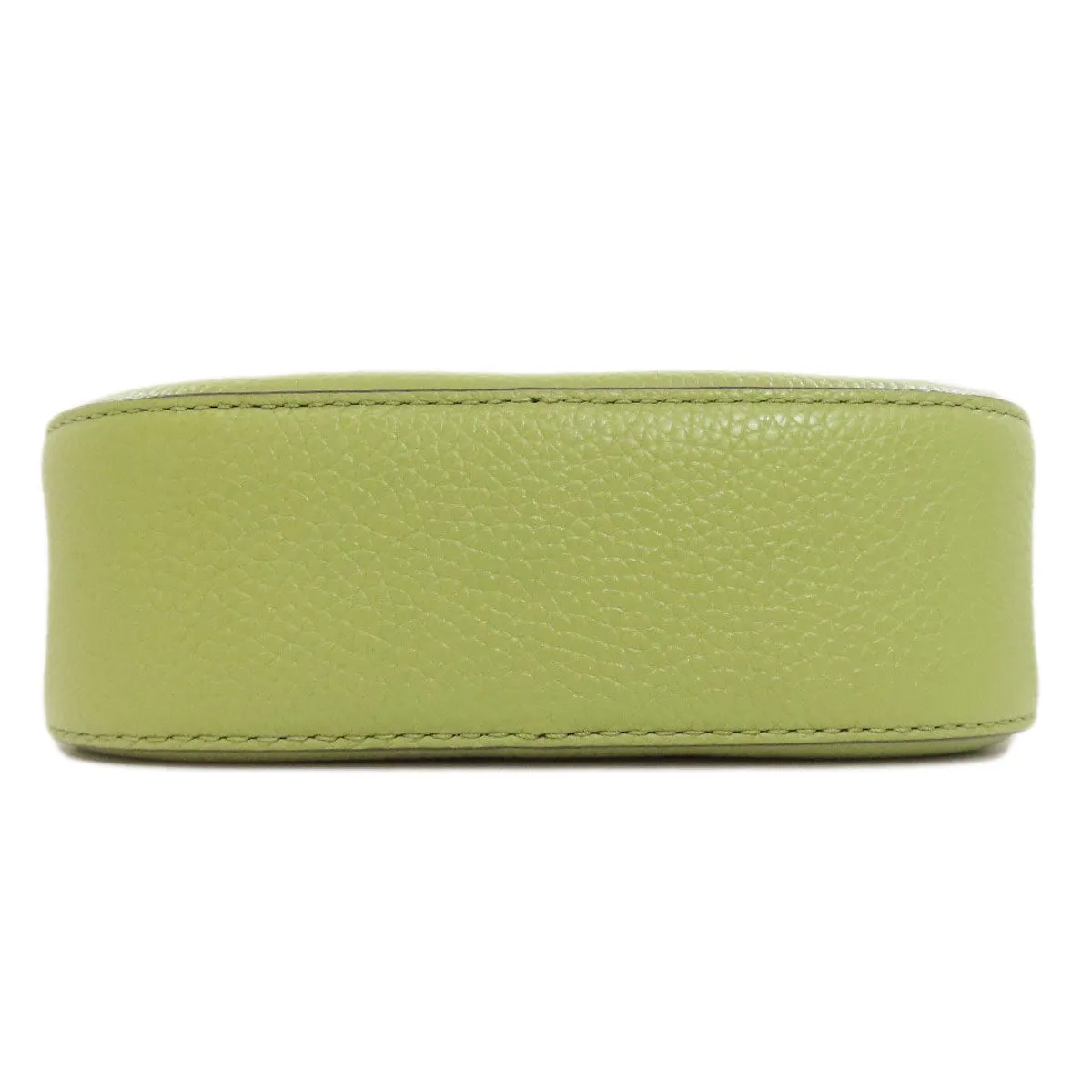 MICHAEL KORS Shoulder Bag leather green logo Women Used