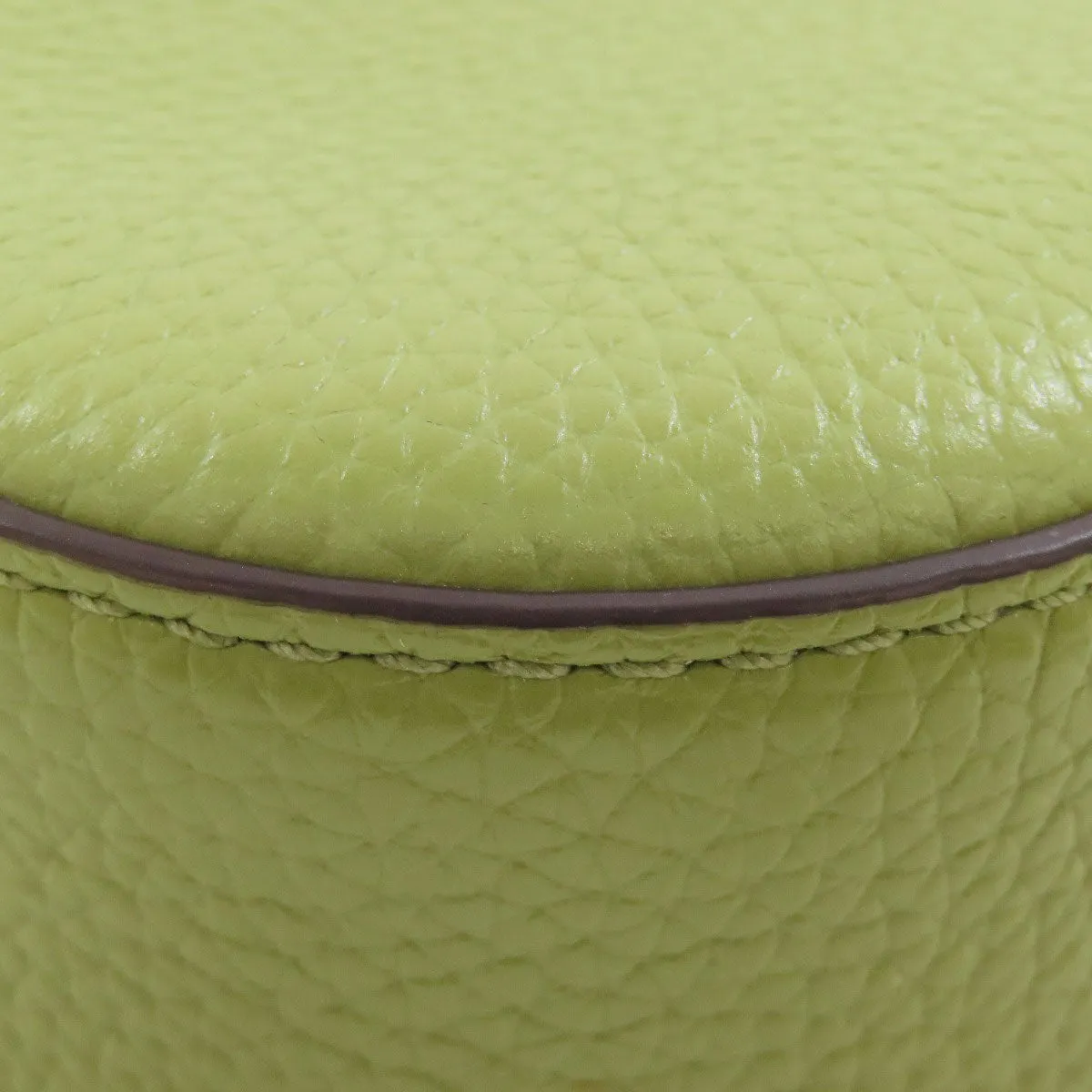 MICHAEL KORS Shoulder Bag leather green logo Women Used