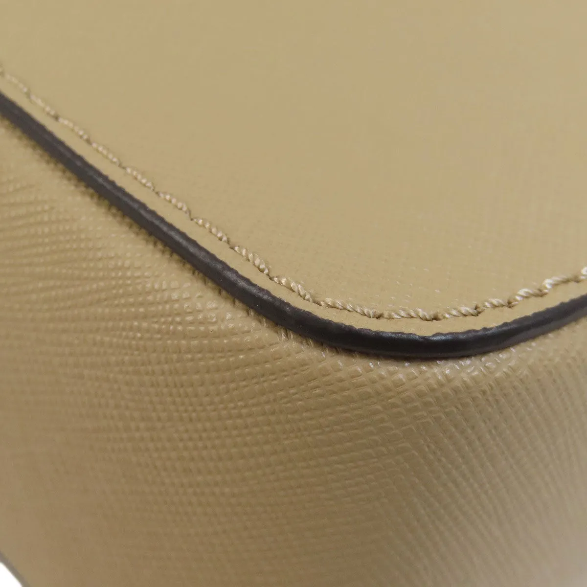 MICHAEL KORS Shoulder Bag PVC beige logo ChainShoulder Women Used