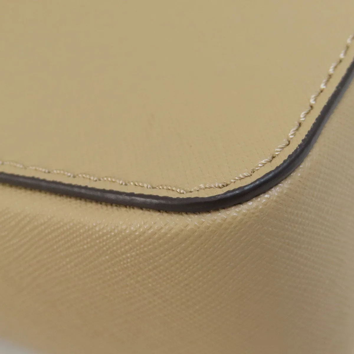 MICHAEL KORS Shoulder Bag PVC beige logo ChainShoulder Women Used