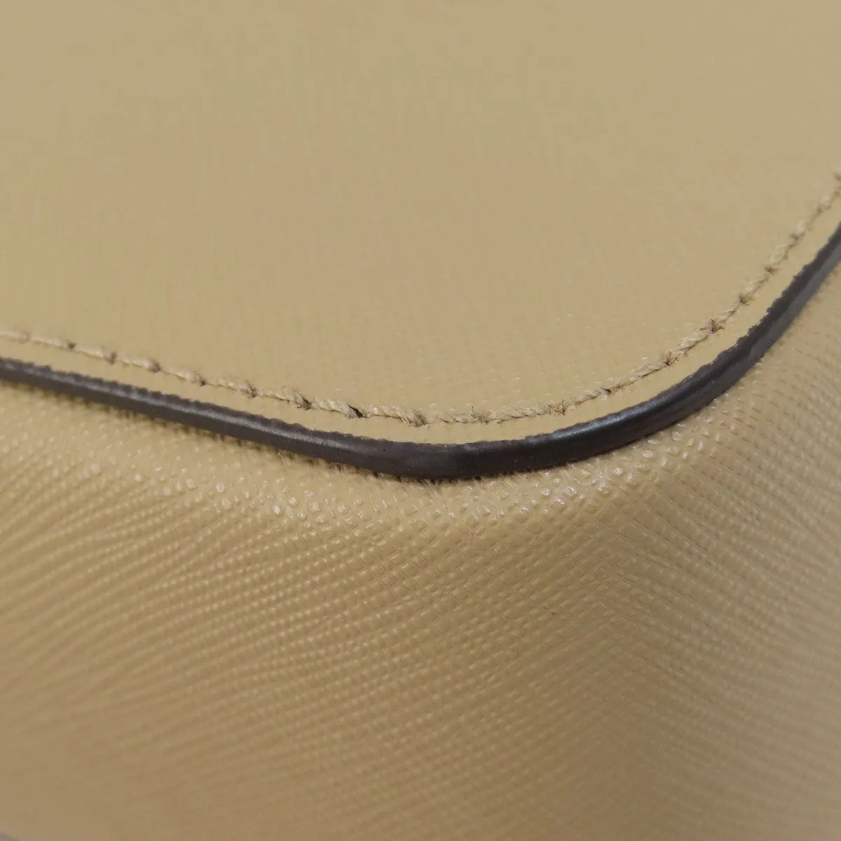 MICHAEL KORS Shoulder Bag PVC beige logo ChainShoulder Women Used