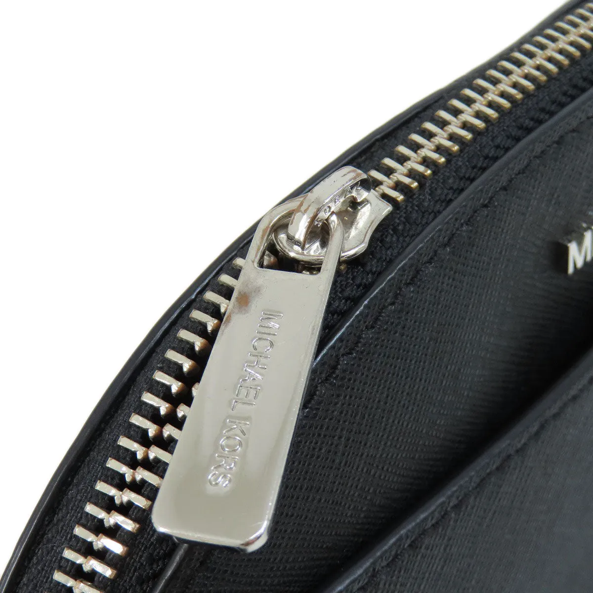 MICHAEL KORS Shoulder Bag PVC black logo Women Used