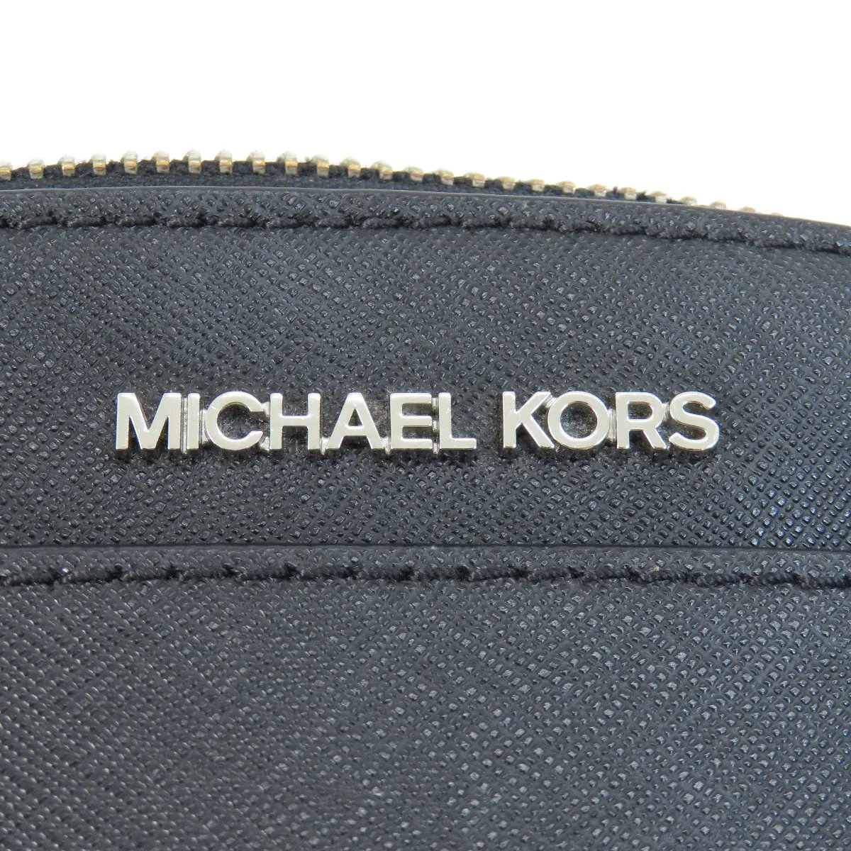 MICHAEL KORS Shoulder Bag PVC black logo Women Used