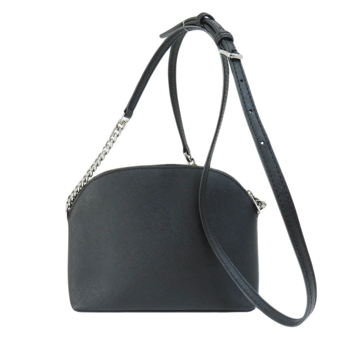 MICHAEL KORS Shoulder Bag PVC black logo Women Used