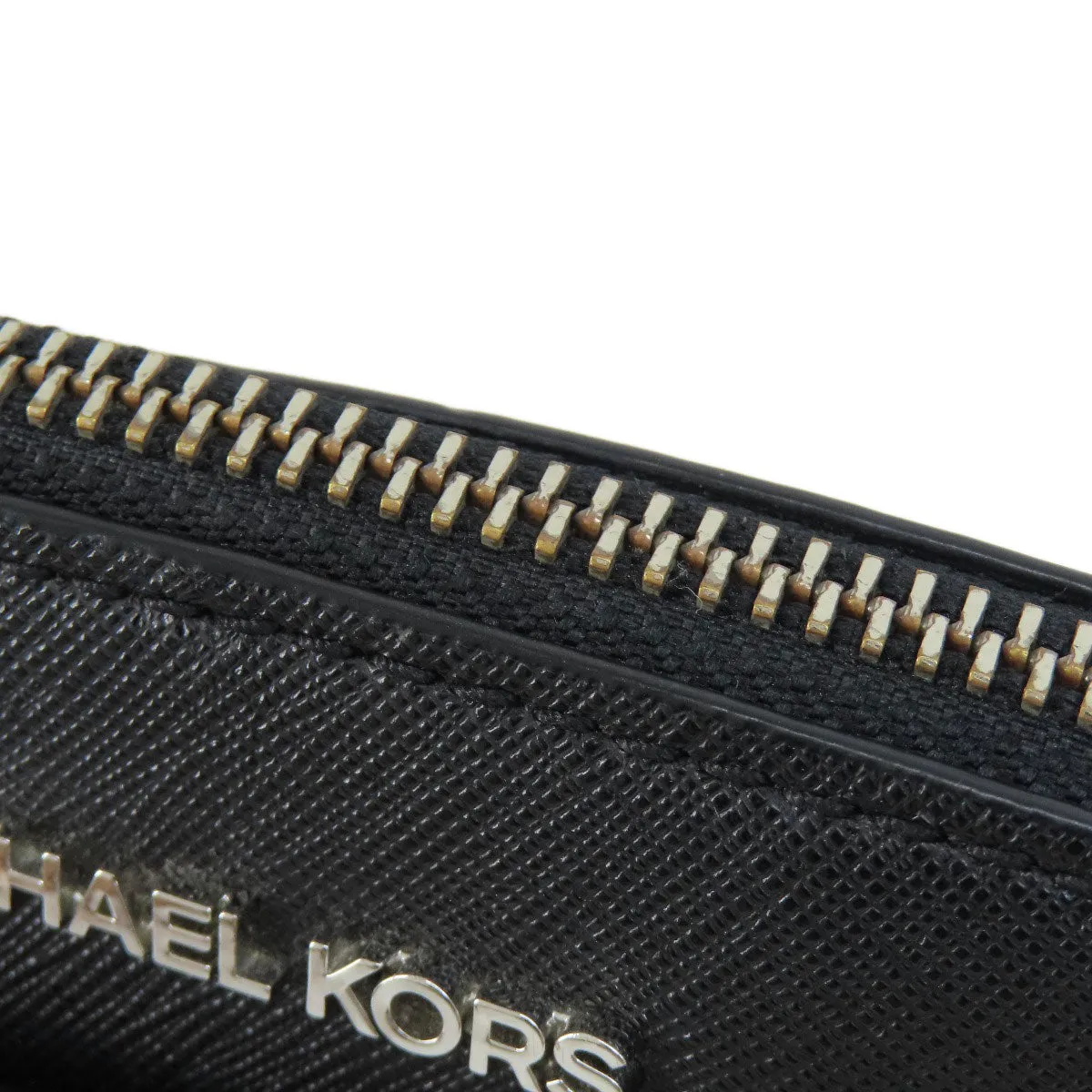 MICHAEL KORS Shoulder Bag PVC black logo Women Used