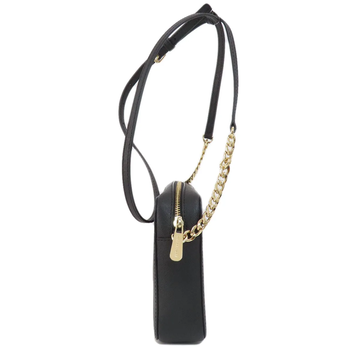 MICHAEL KORS Shoulder Bag PVC black logoMetal Women Used