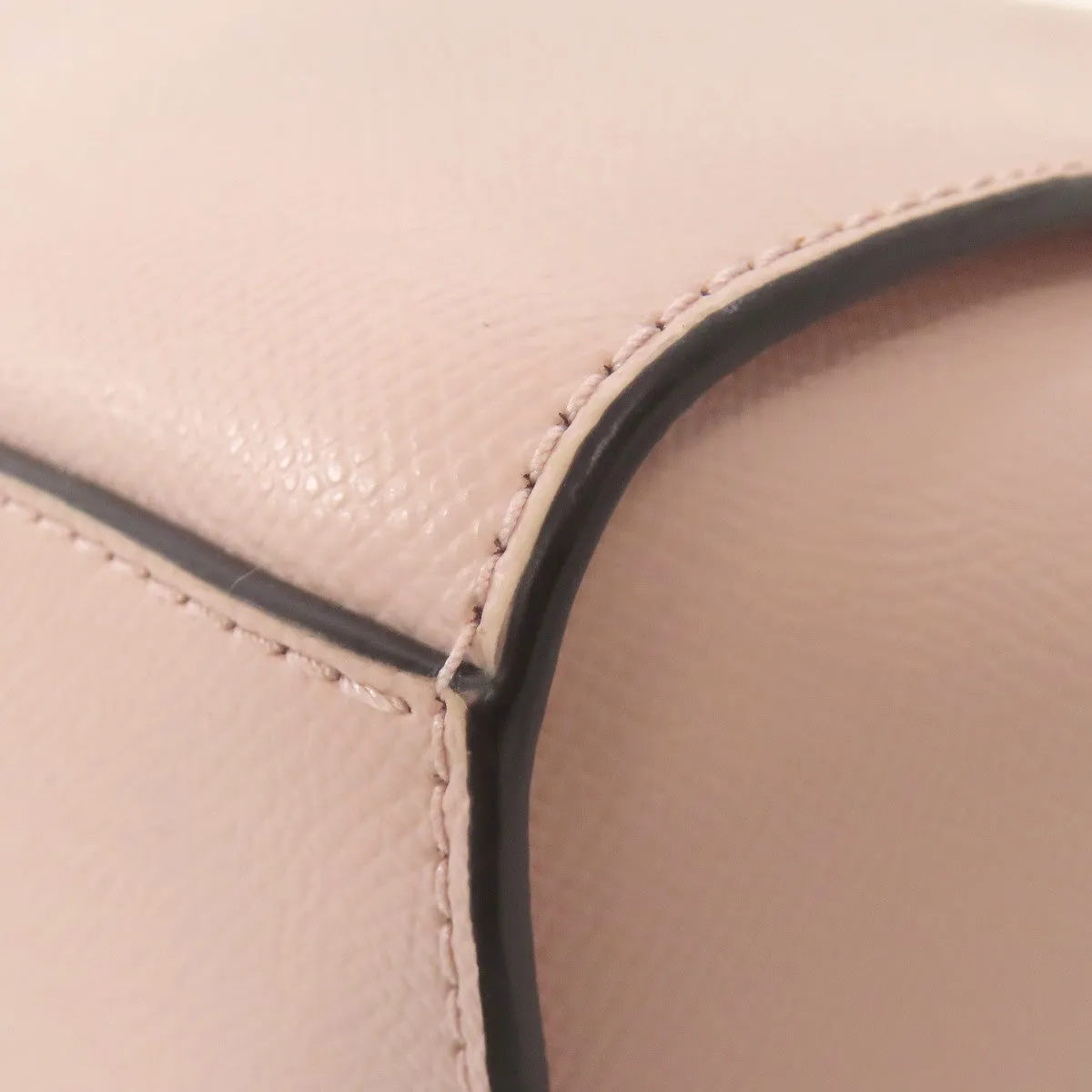 MICHAEL KORS Shoulder Bag PVC pink logo Women Used