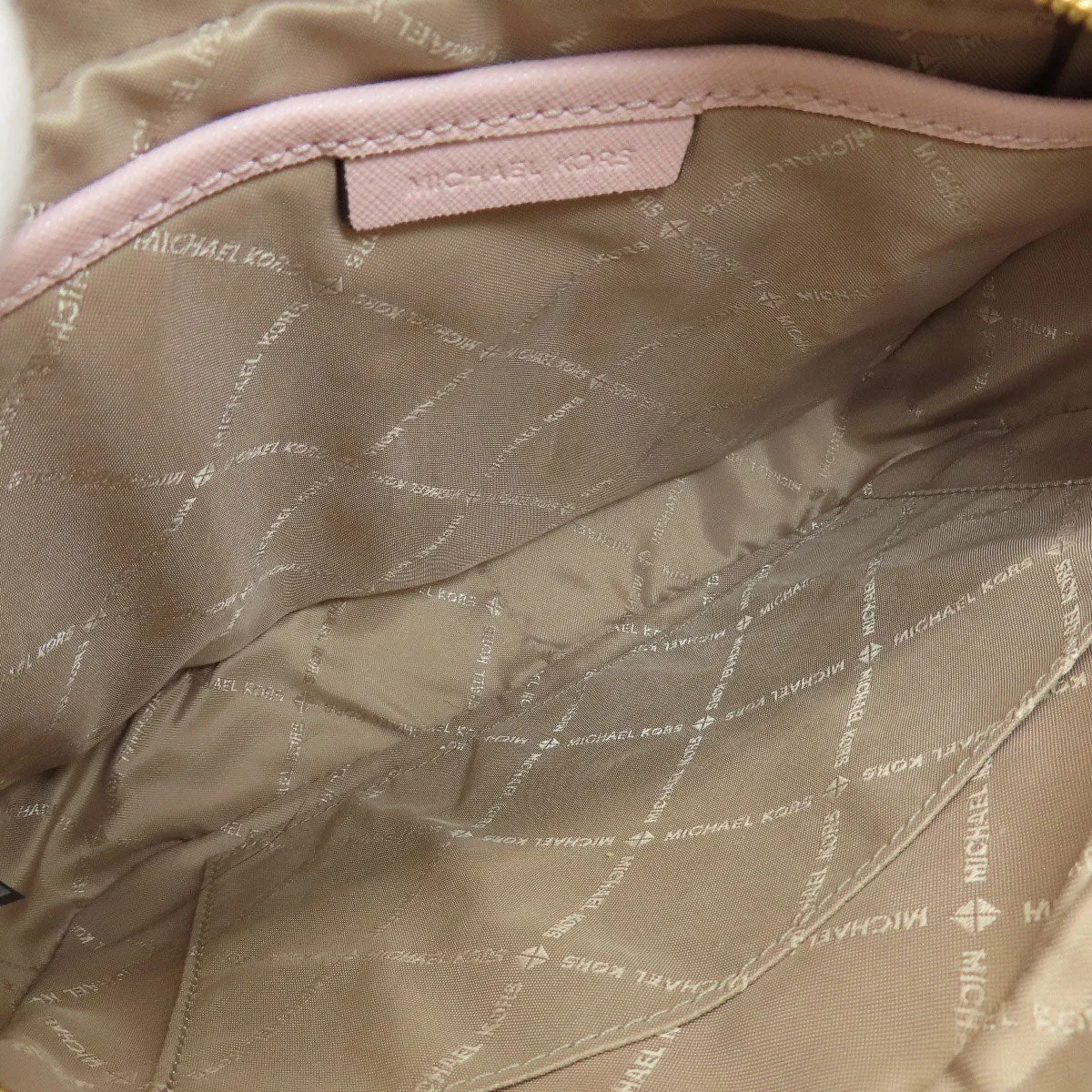 MICHAEL KORS Shoulder Bag PVC pink logo Women Used