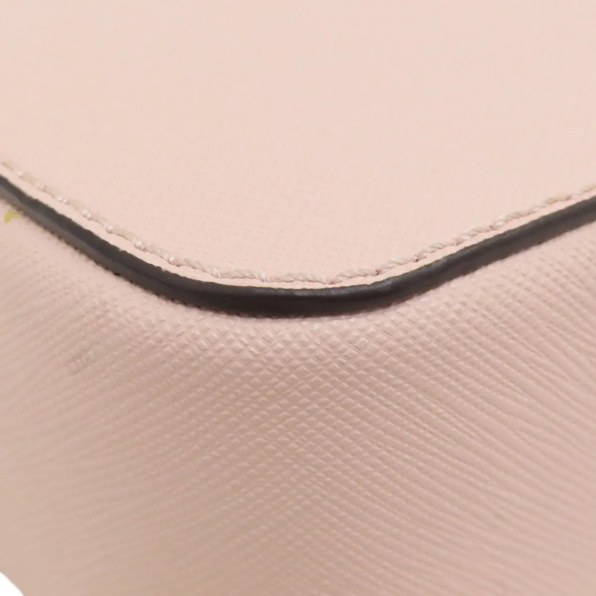 MICHAEL KORS Shoulder Bag PVC pink logo Women Used