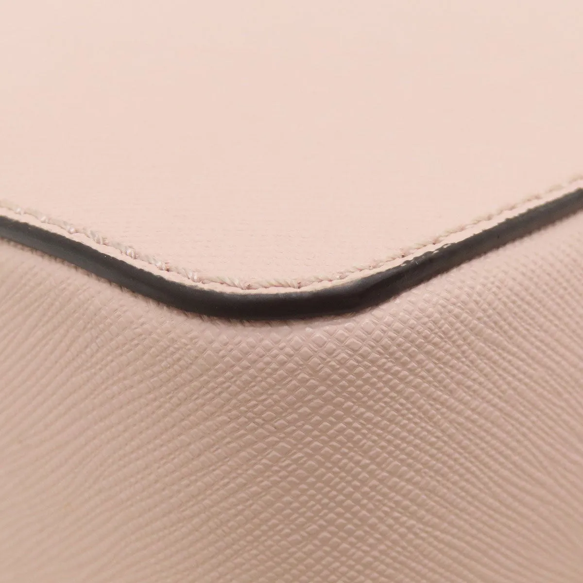 MICHAEL KORS Shoulder Bag PVC pink logo Women Used