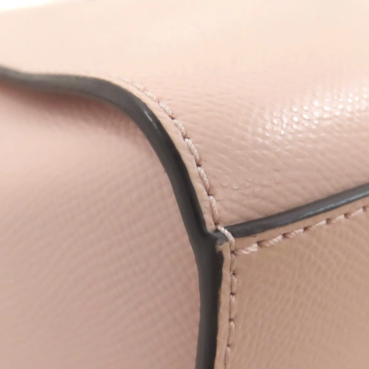 MICHAEL KORS Shoulder Bag PVC pink logo Women Used