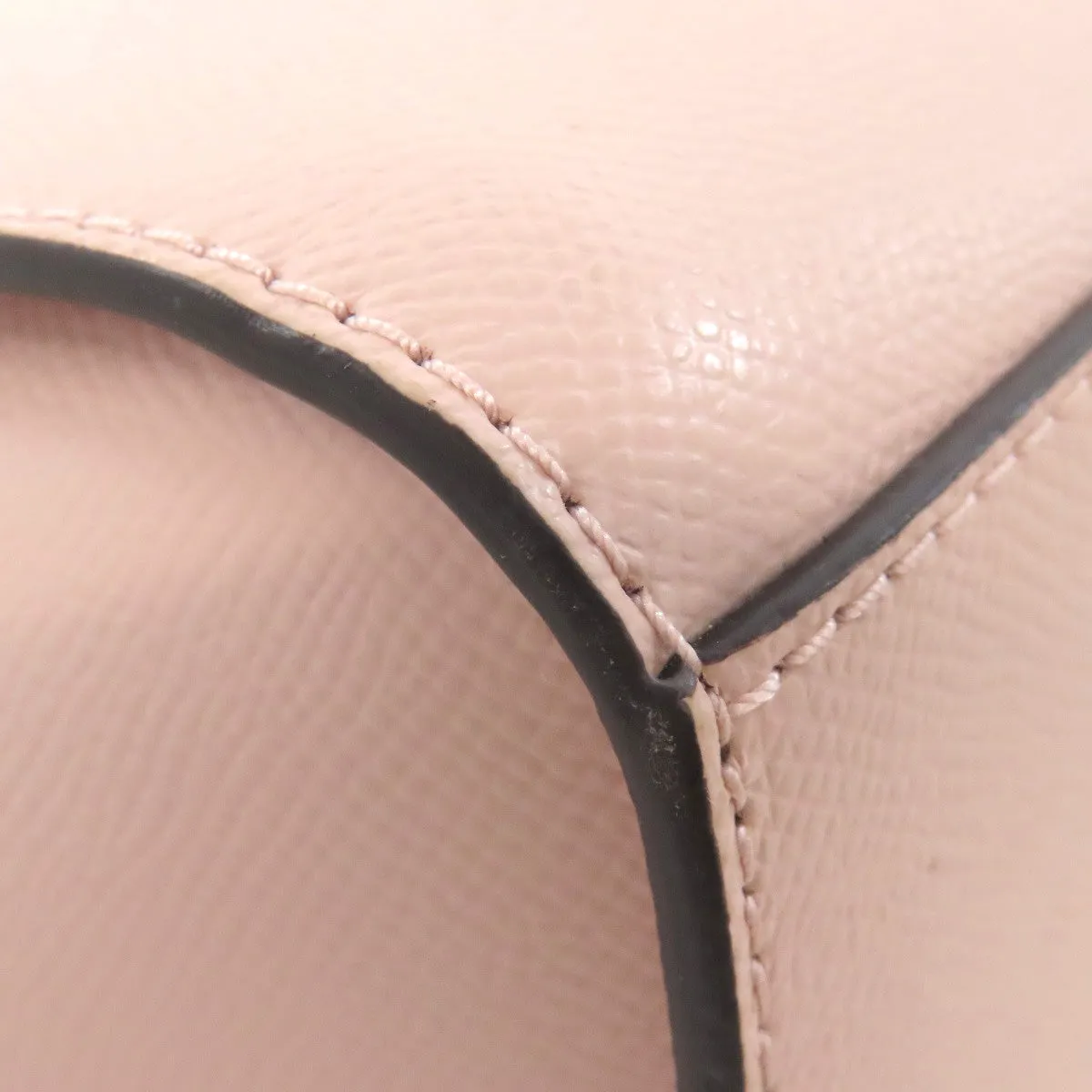 MICHAEL KORS Shoulder Bag PVC pink logo Women Used