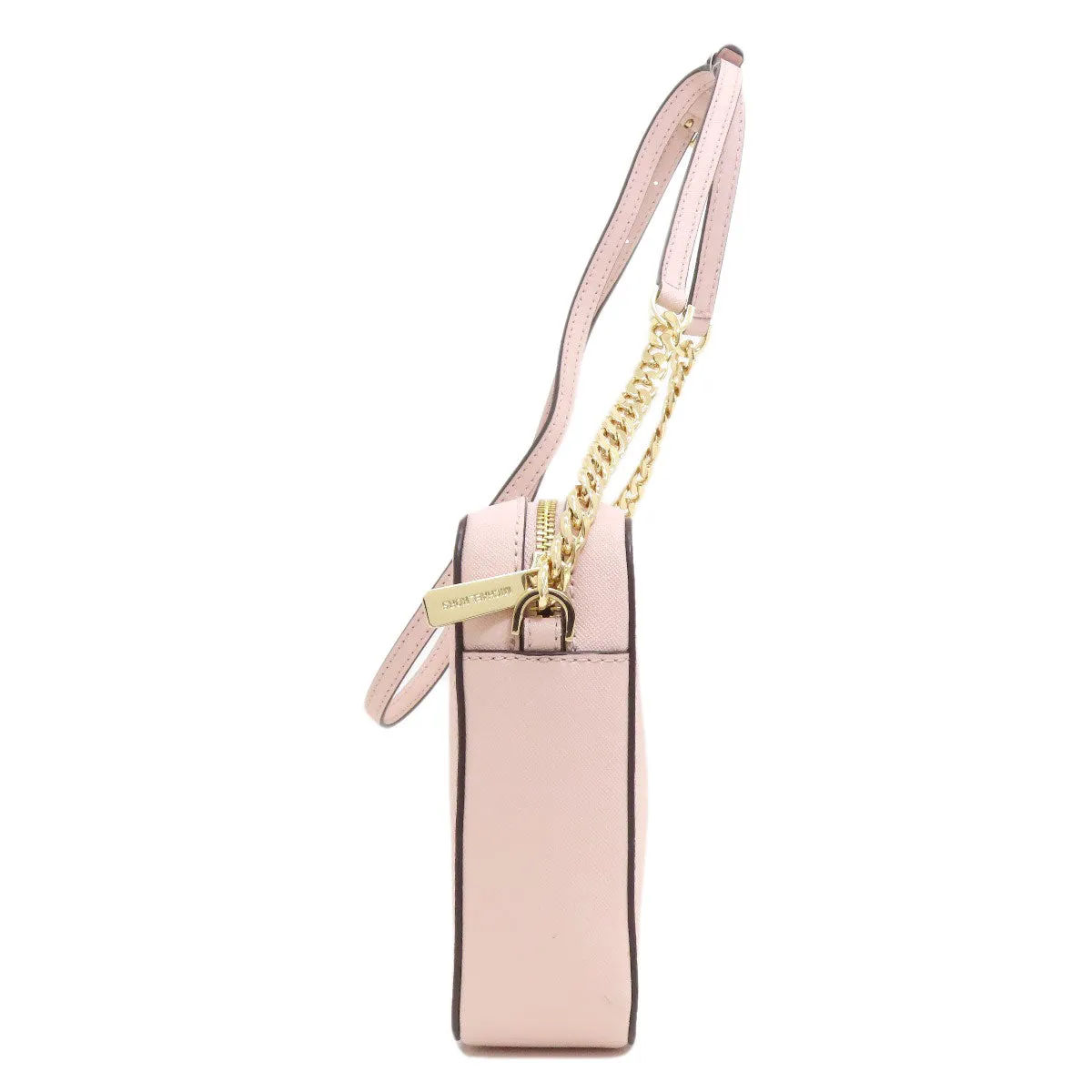 MICHAEL KORS Shoulder Bag PVC pink logo Women Used
