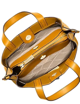 Michael Michael Kors Emilia Small Pebbled Leather Satchel
