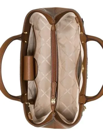 Michael Michael Kors Hailee Crossgrain Leather Satchel