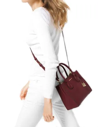 Michael Michael Kors Mercer Medium Bonded Leather Crossbody