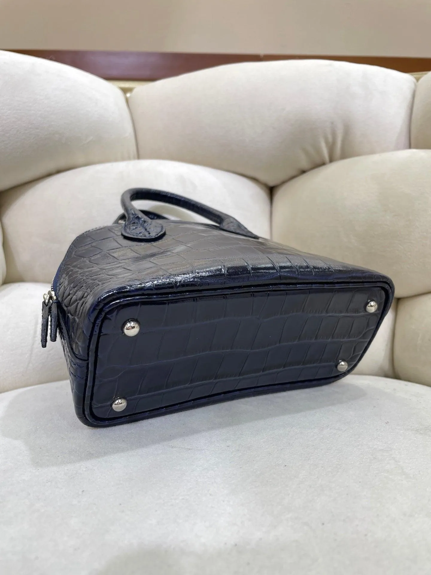Mini Emma Luxurious Two-way Premium Italian Leather Bag | Handcrafted Full-grain Eve Calf Leather Shoulder Bag