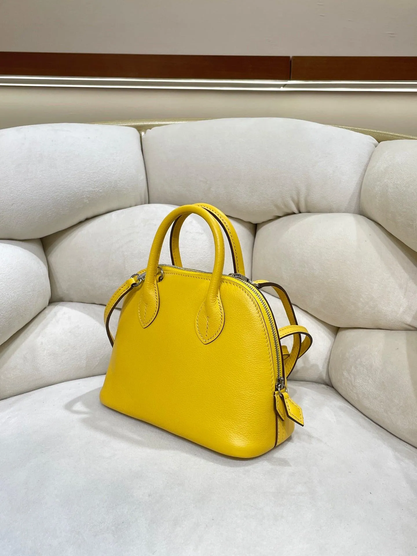 Mini Emma Luxurious Two-way Premium Italian Leather Bag | Handcrafted Full-grain Eve Calf Leather Shoulder Bag