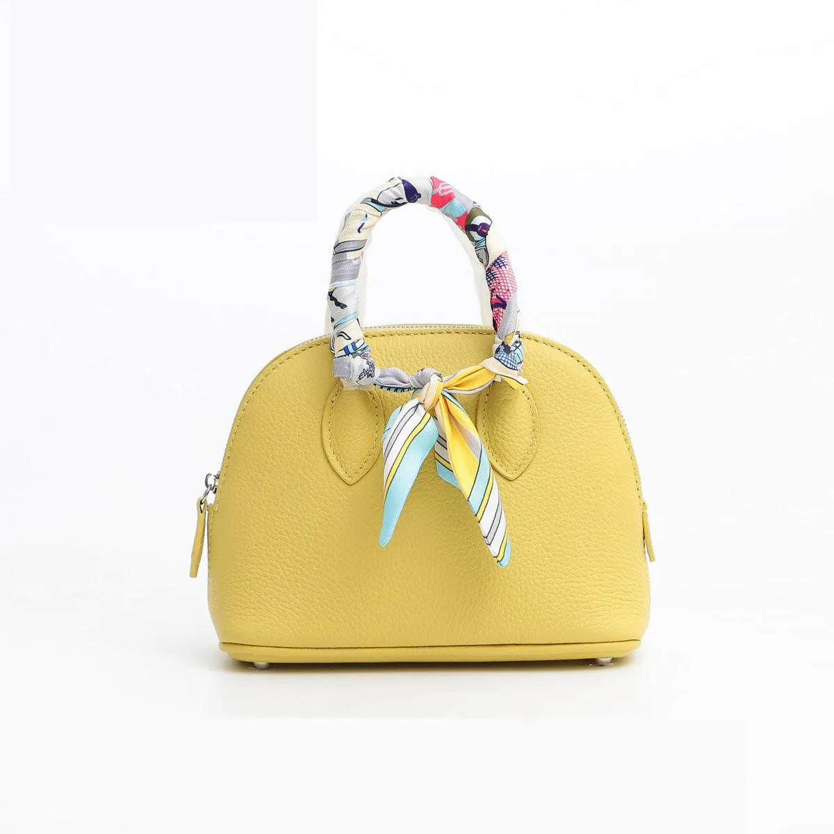 Mini Emma Luxurious Two-way Premium Italian Leather Bag | Handcrafted Full-grain Eve Calf Leather Shoulder Bag