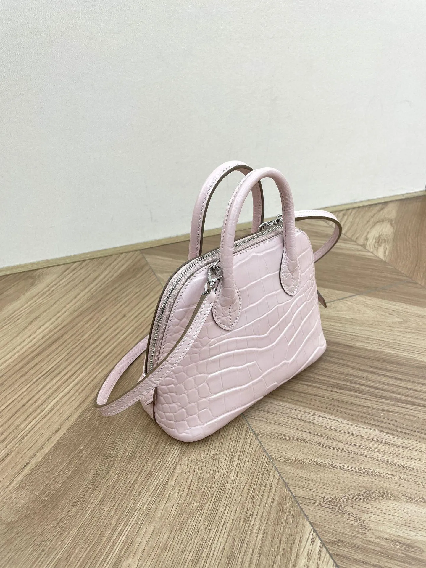 Mini Emma Luxurious Two-way Premium Italian Leather Bag | Handcrafted Full-grain Eve Calf Leather Shoulder Bag