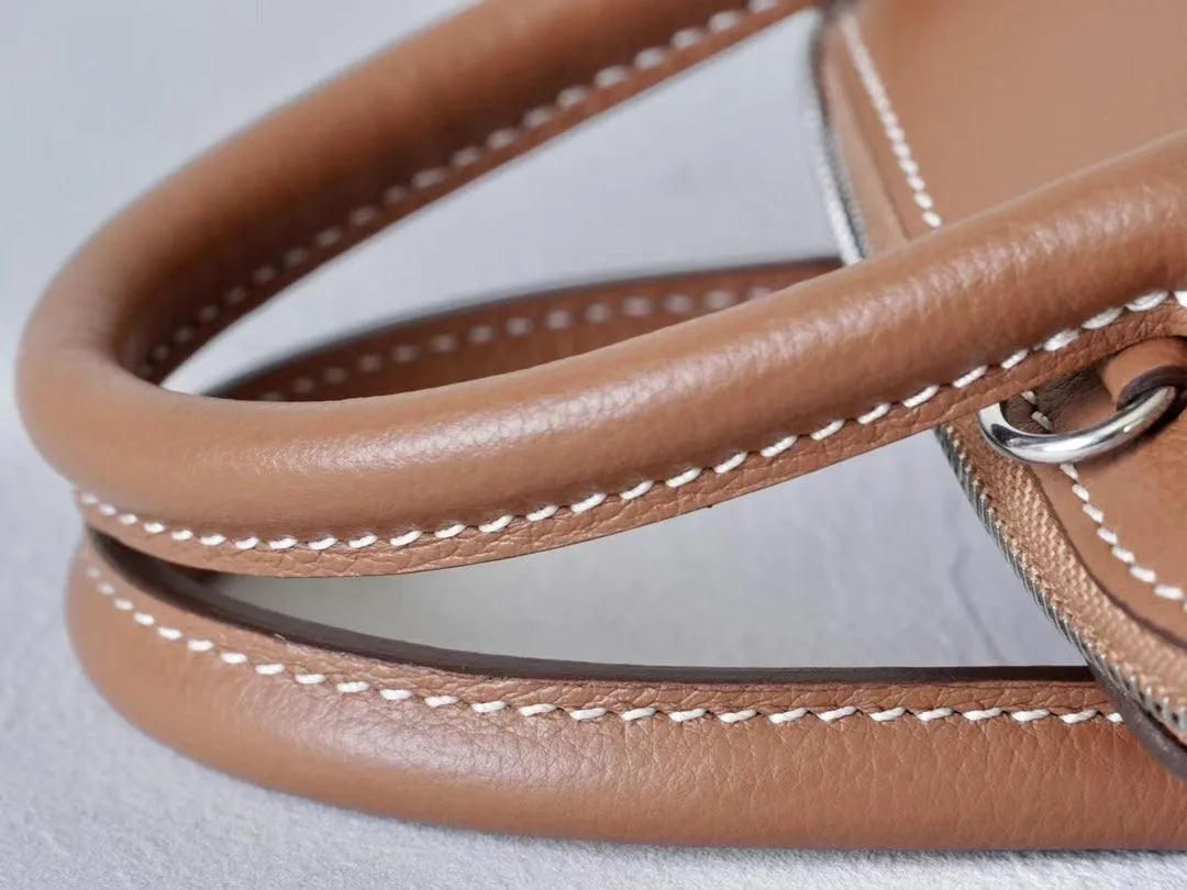 Mini Emma Luxurious Two-way Premium Italian Leather Bag | Handcrafted Full-grain Eve Calf Leather Shoulder Bag