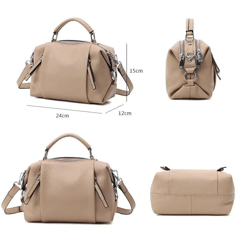 Opulent Elegance: Genuine Leather Women's Tote bag