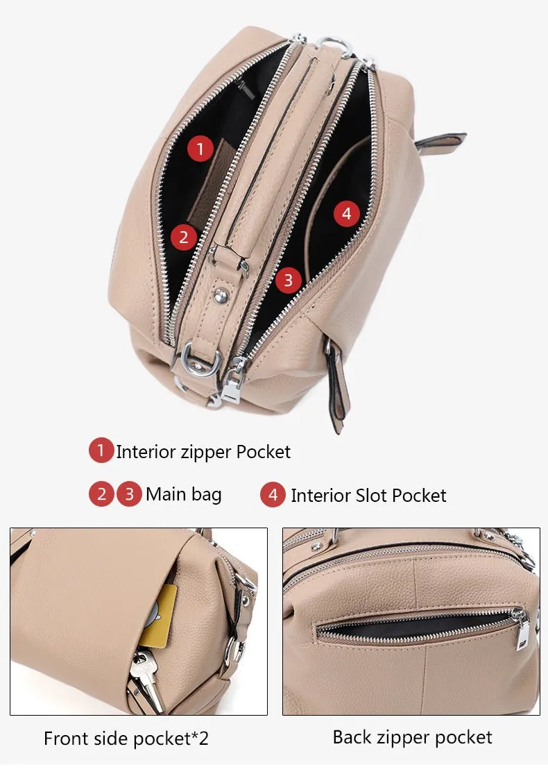 Opulent Elegance: Genuine Leather Women's Tote bag