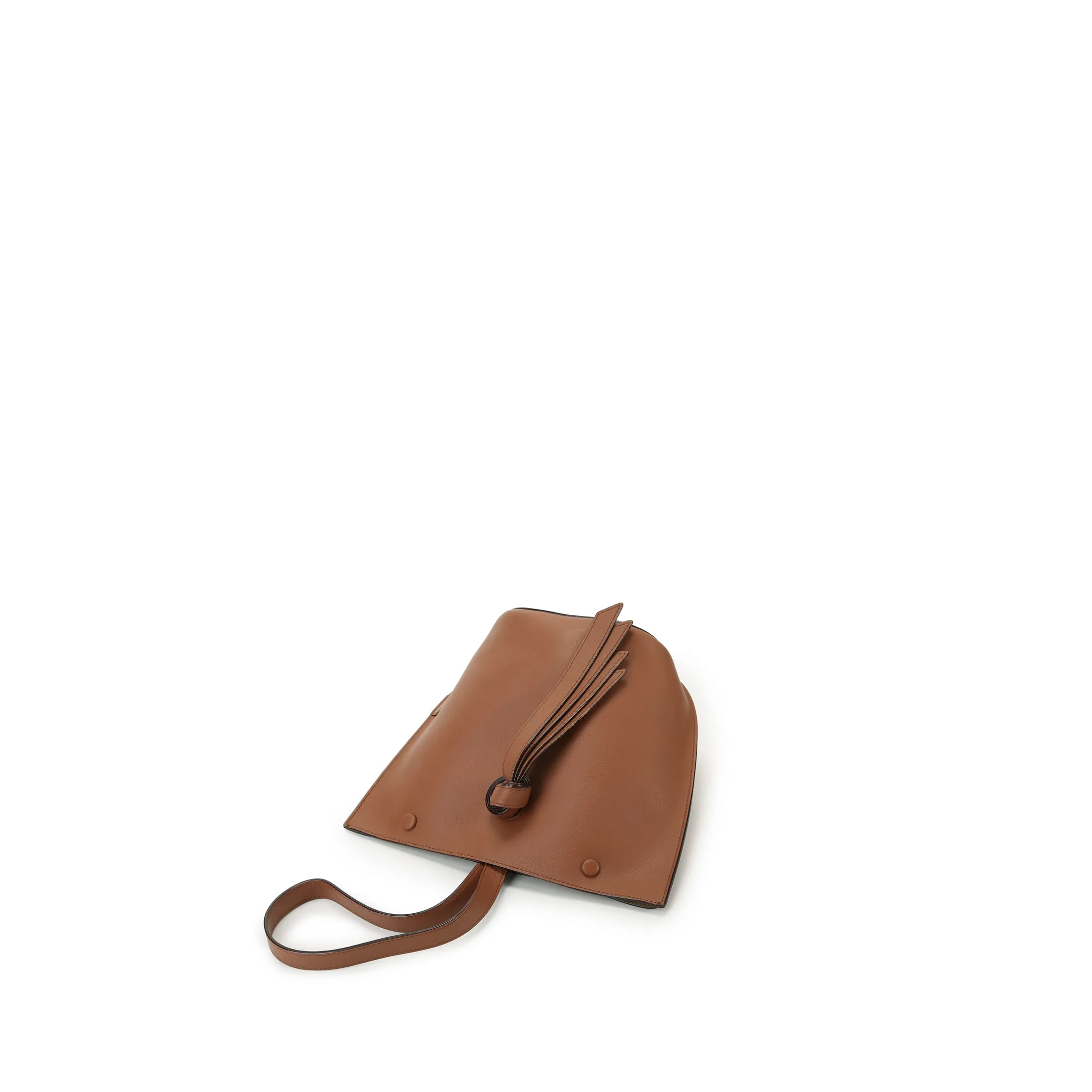 Orukami Knot Bucket Bag Small - Caramel