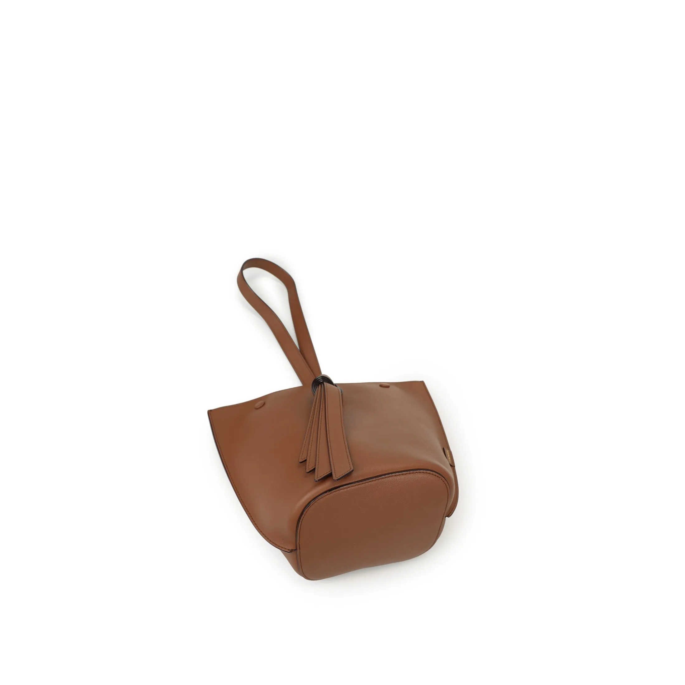 Orukami Knot Bucket Bag Small - Caramel