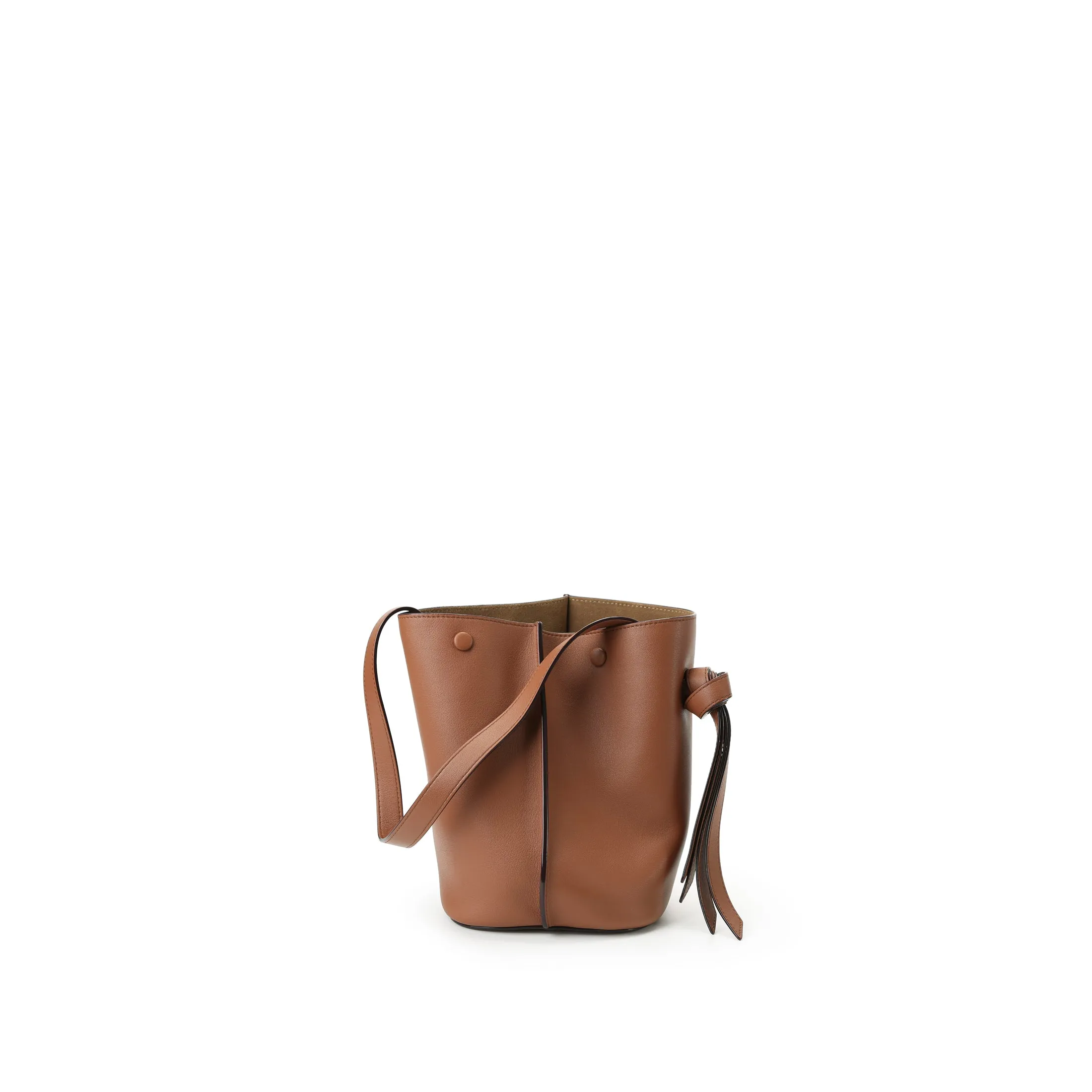 Orukami Knot Bucket Bag Small - Caramel