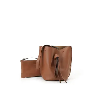 Orukami Knot Bucket Bag Small - Caramel