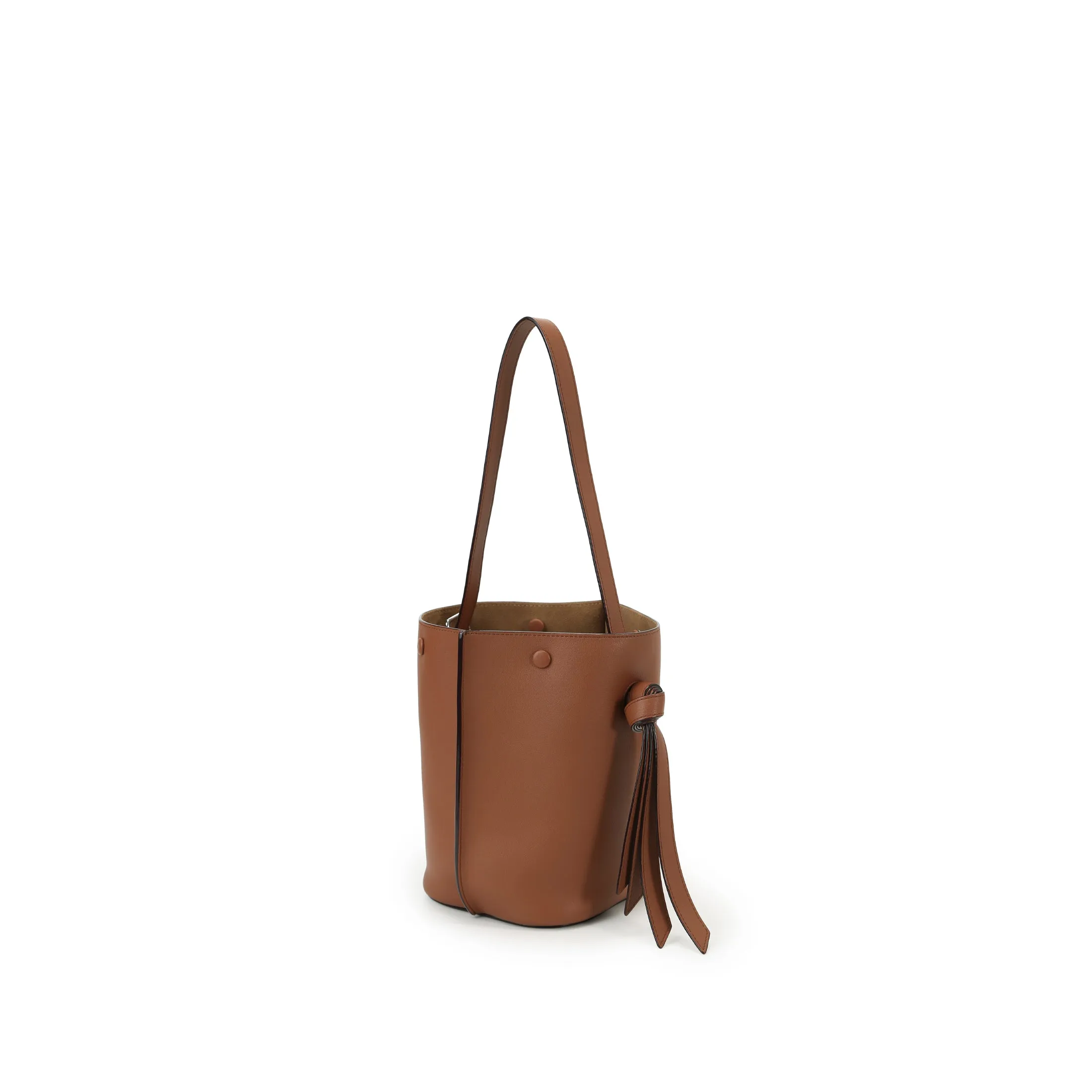 Orukami Knot Bucket Bag Small - Caramel