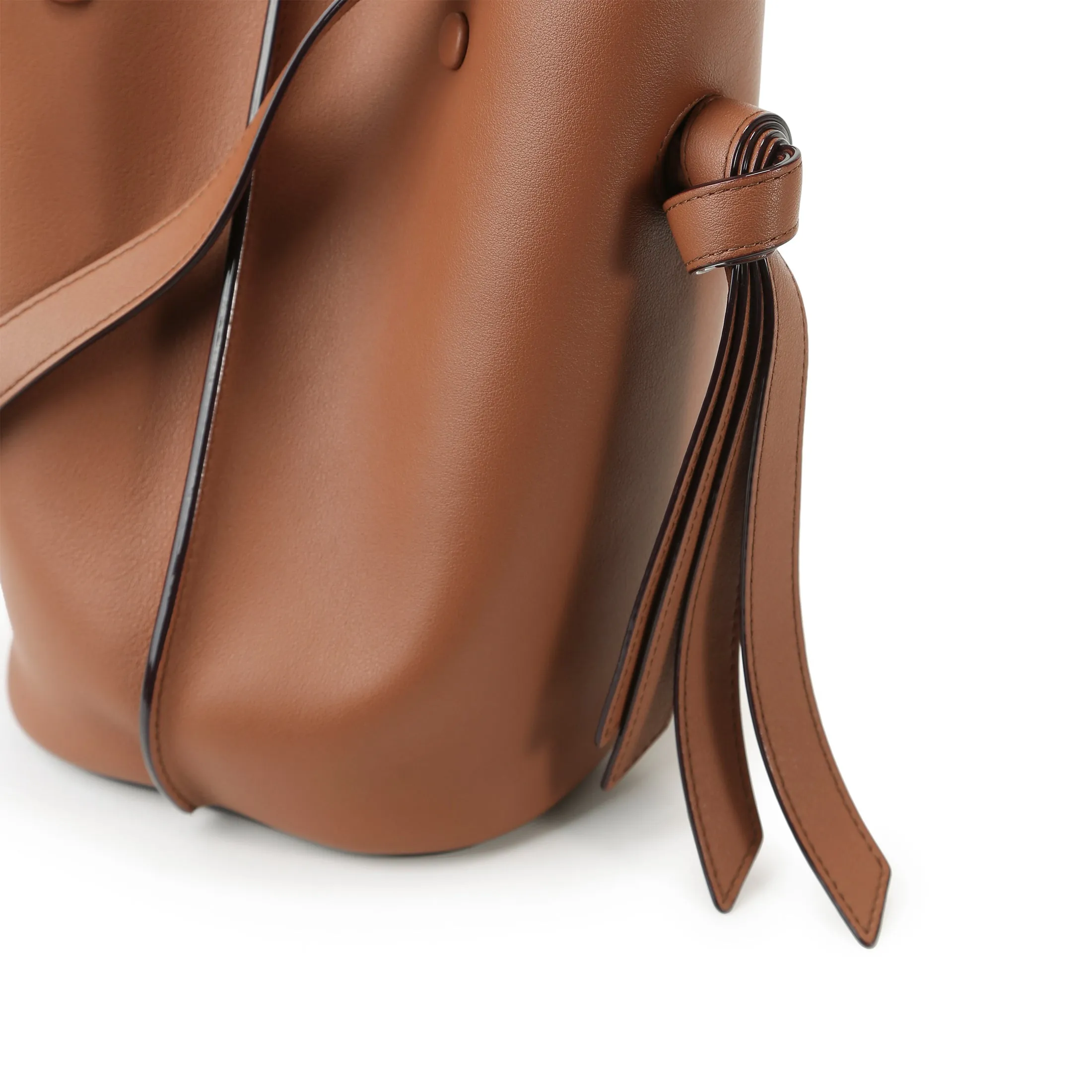 Orukami Knot Bucket Bag Small - Caramel