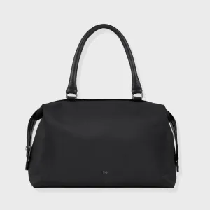 PARIS NYLON HAND & SLING BAG BLACK