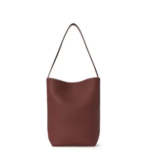 Park Tote N/S Medium, Grained, Burnt Wood