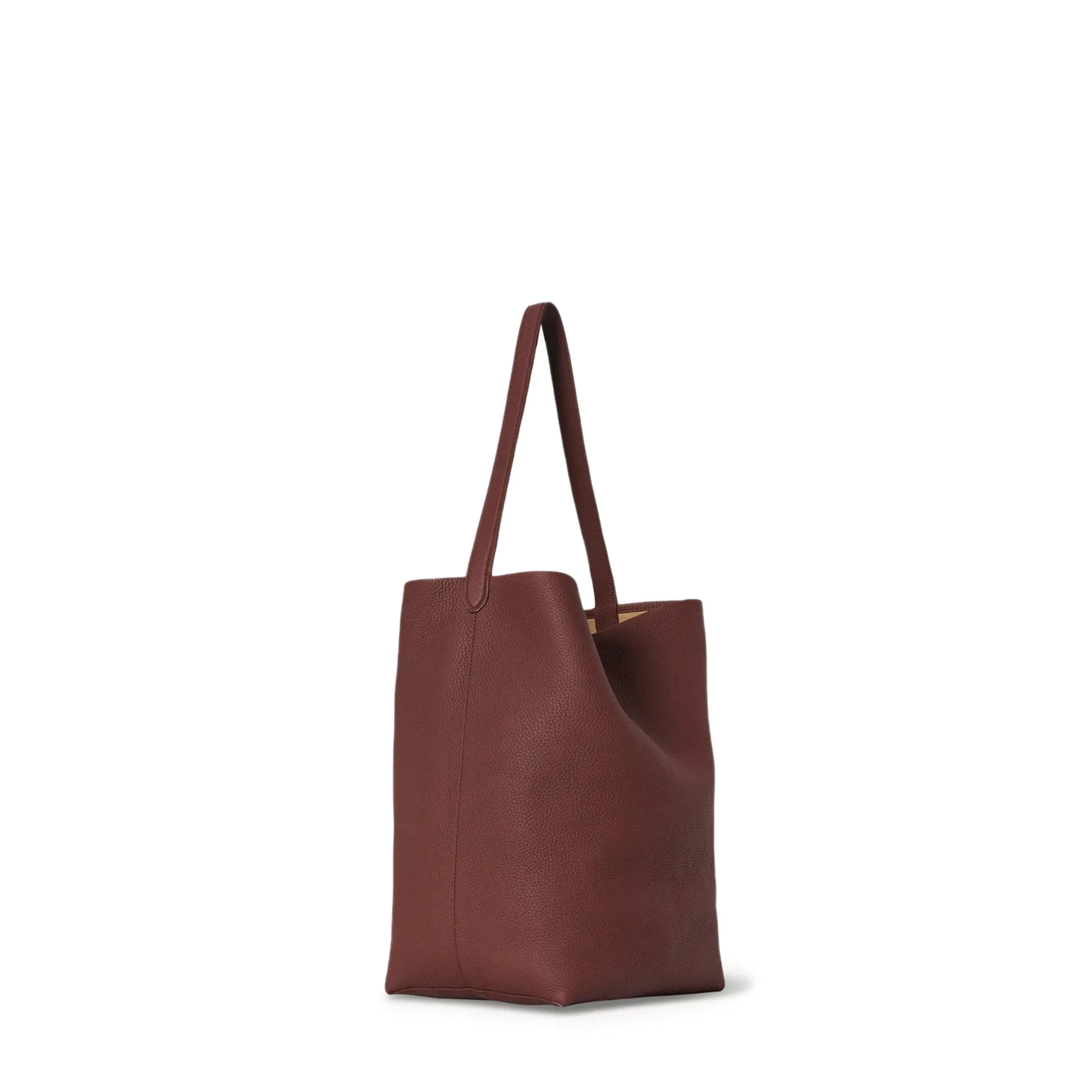 Park Tote N/S Medium, Grained, Burnt Wood