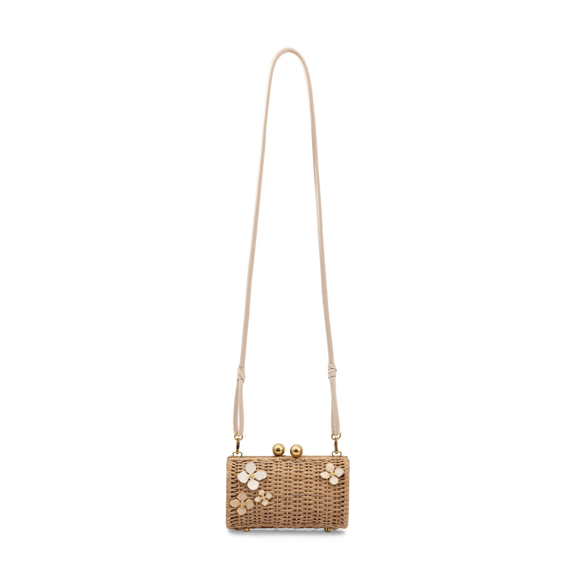 Petit Clutch Flowers Natural