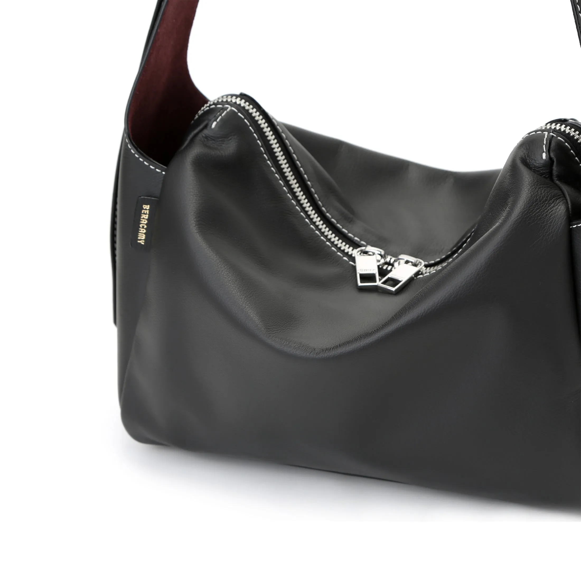 Petrichor Pockets Shoulder Bag - Black