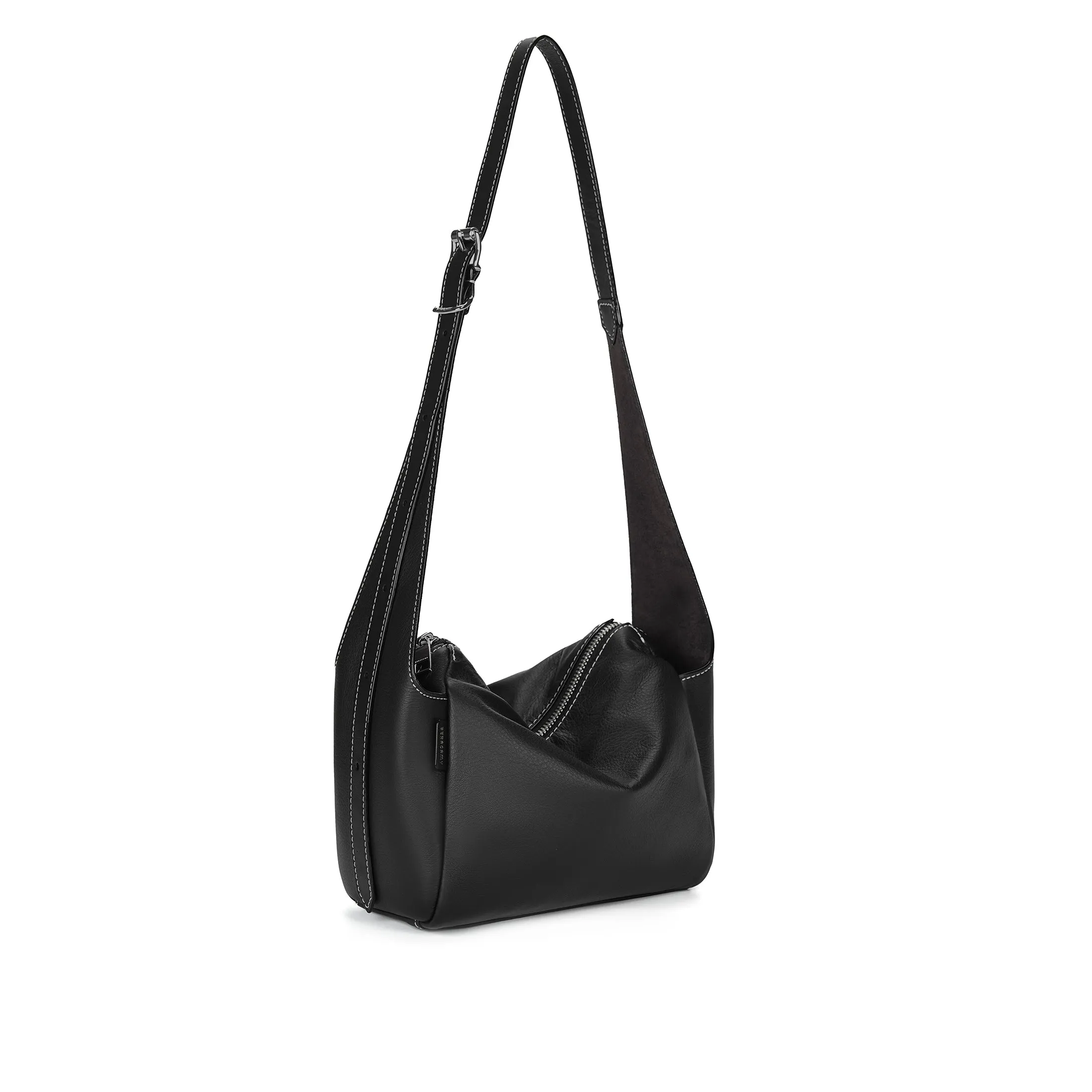 Petrichor Pockets Shoulder Bag - Black