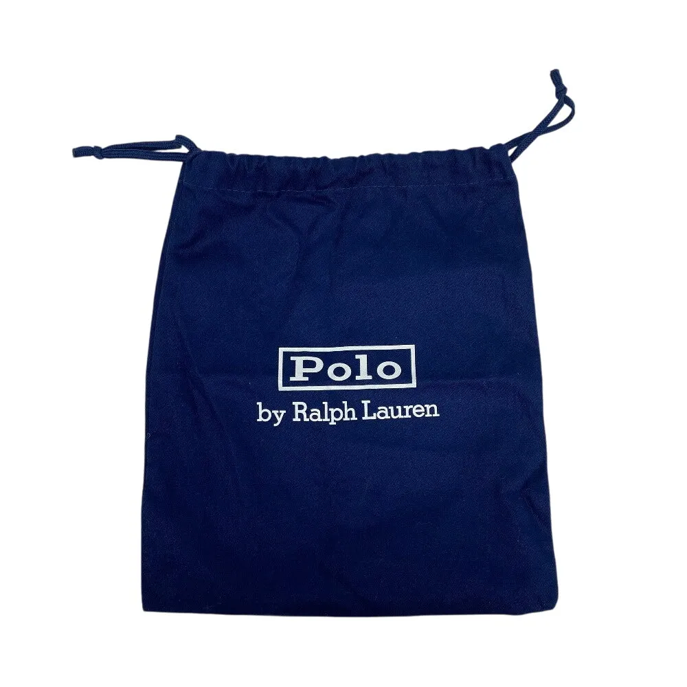 POLO RALPH LAUREN Shoulder Bag leather wine-red Chain wallet Polo ID Women Used