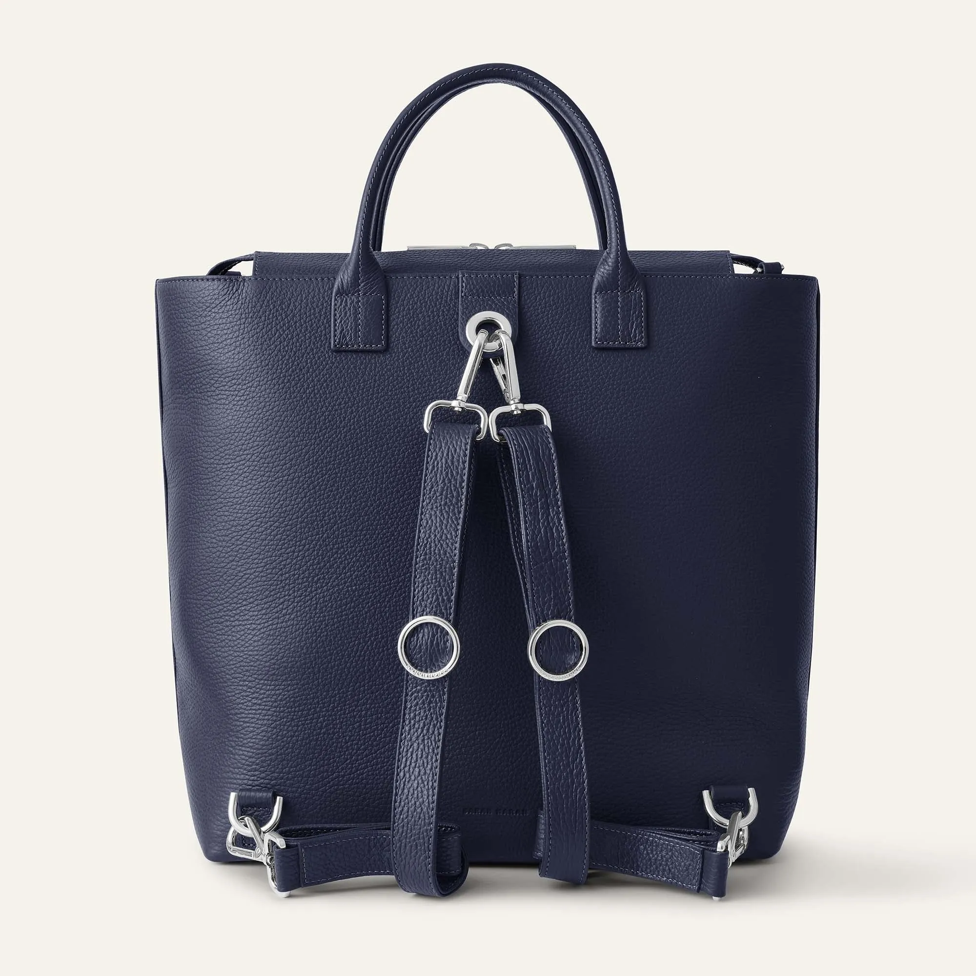 Poppy Backpack | Space with Silver hardware