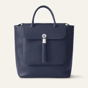 Poppy Backpack | Space with Silver hardware
