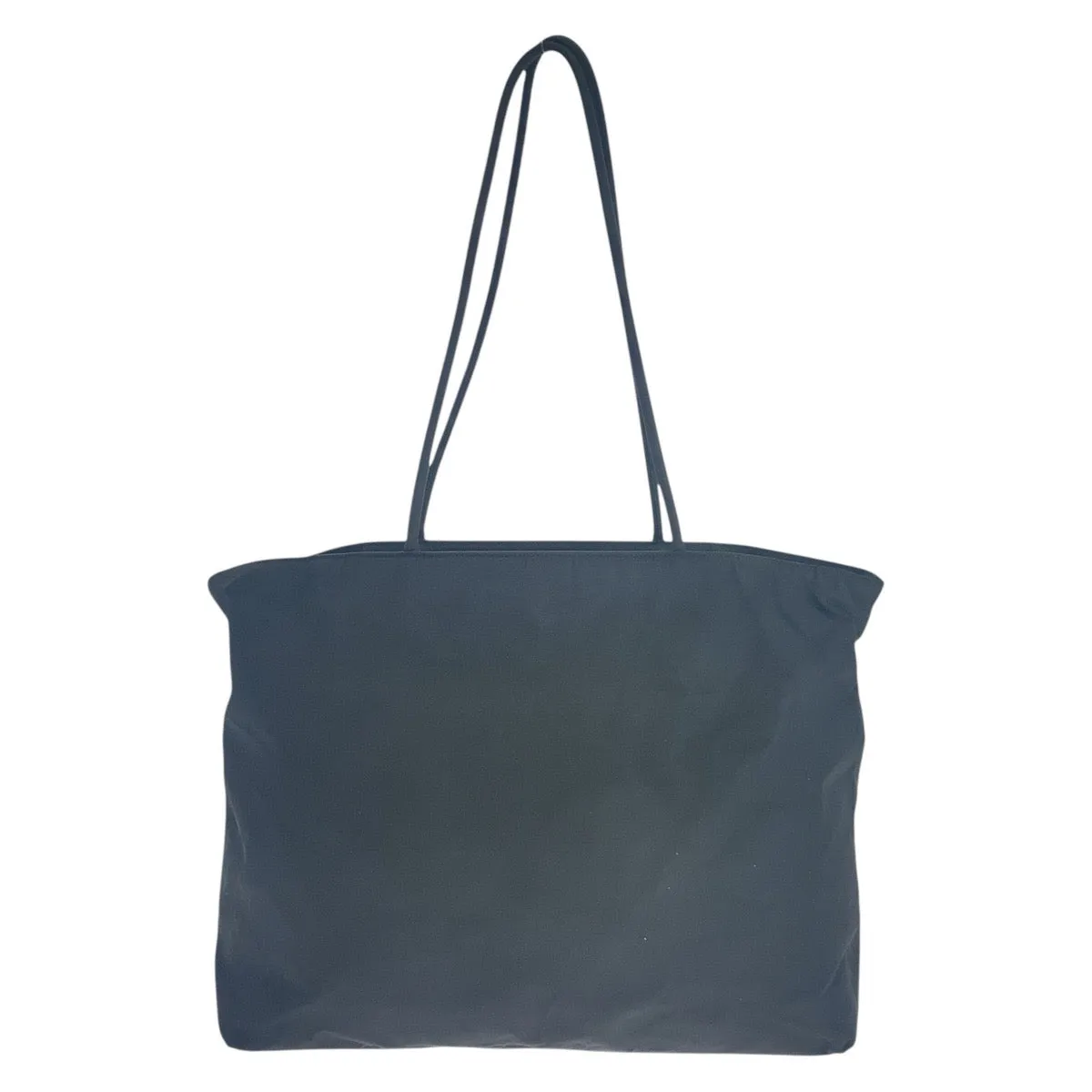 PRADA Shoulder Bag Nylon Black SilverMetal Test Triangle With logo