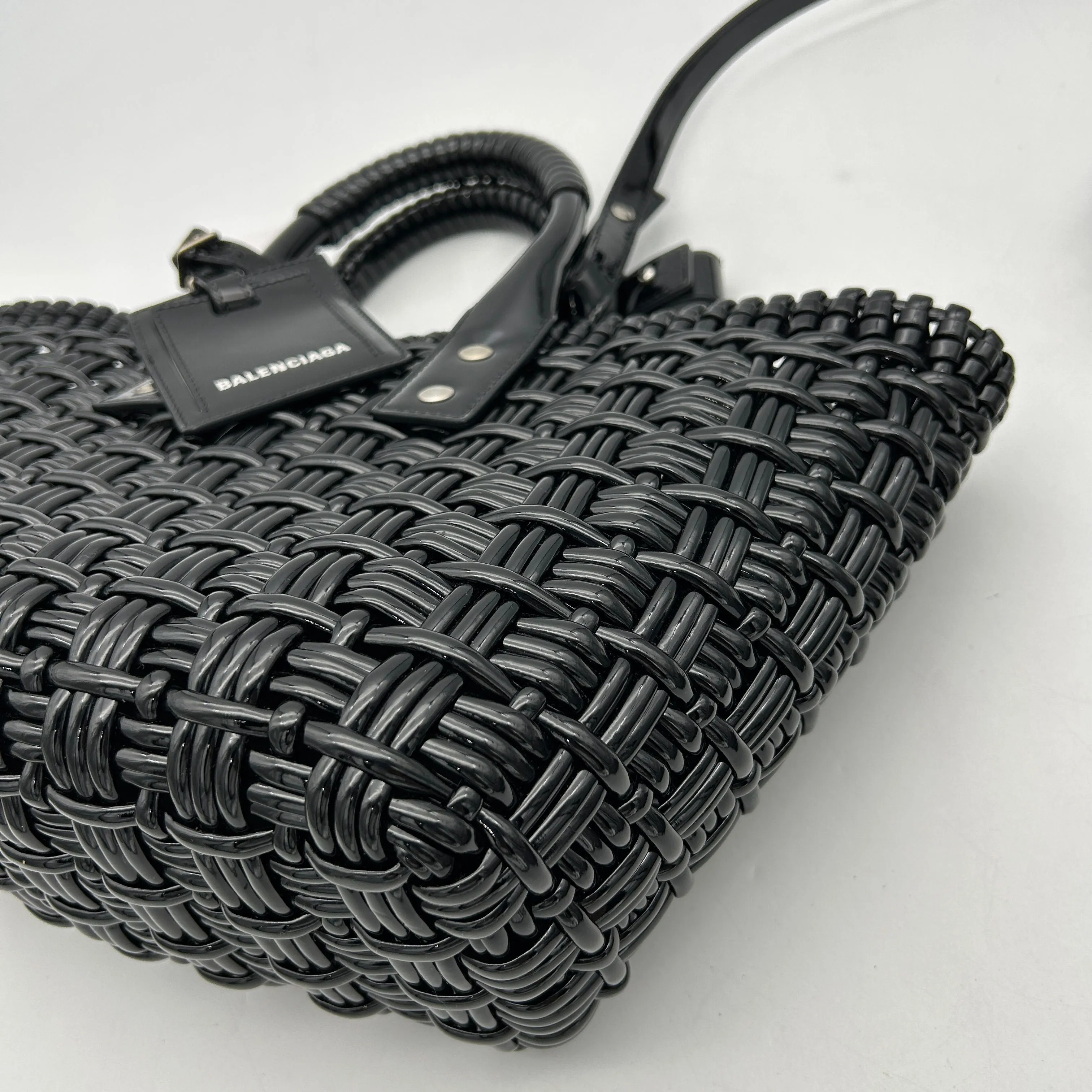 Pre-owned Balenciaga Raffia Panier - Purple Totes, Handbags ITIBLI4Z10GG