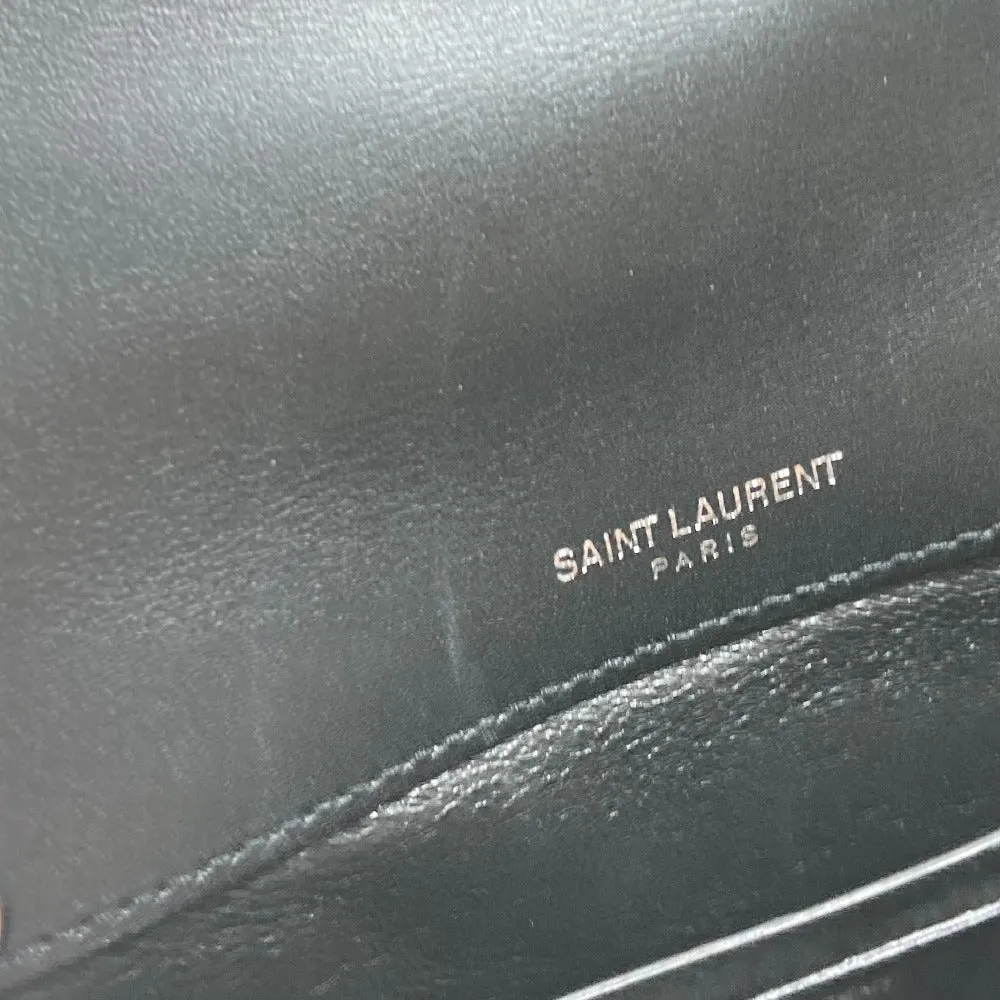 SAINT LAURENT PARIS Shoulder Bag 538439 Patent leather Pink type YSL vicky small Women Used