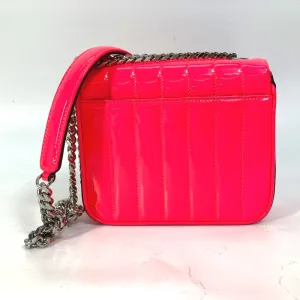 SAINT LAURENT PARIS Shoulder Bag 538439 Patent leather Pink type YSL vicky small Women Used
