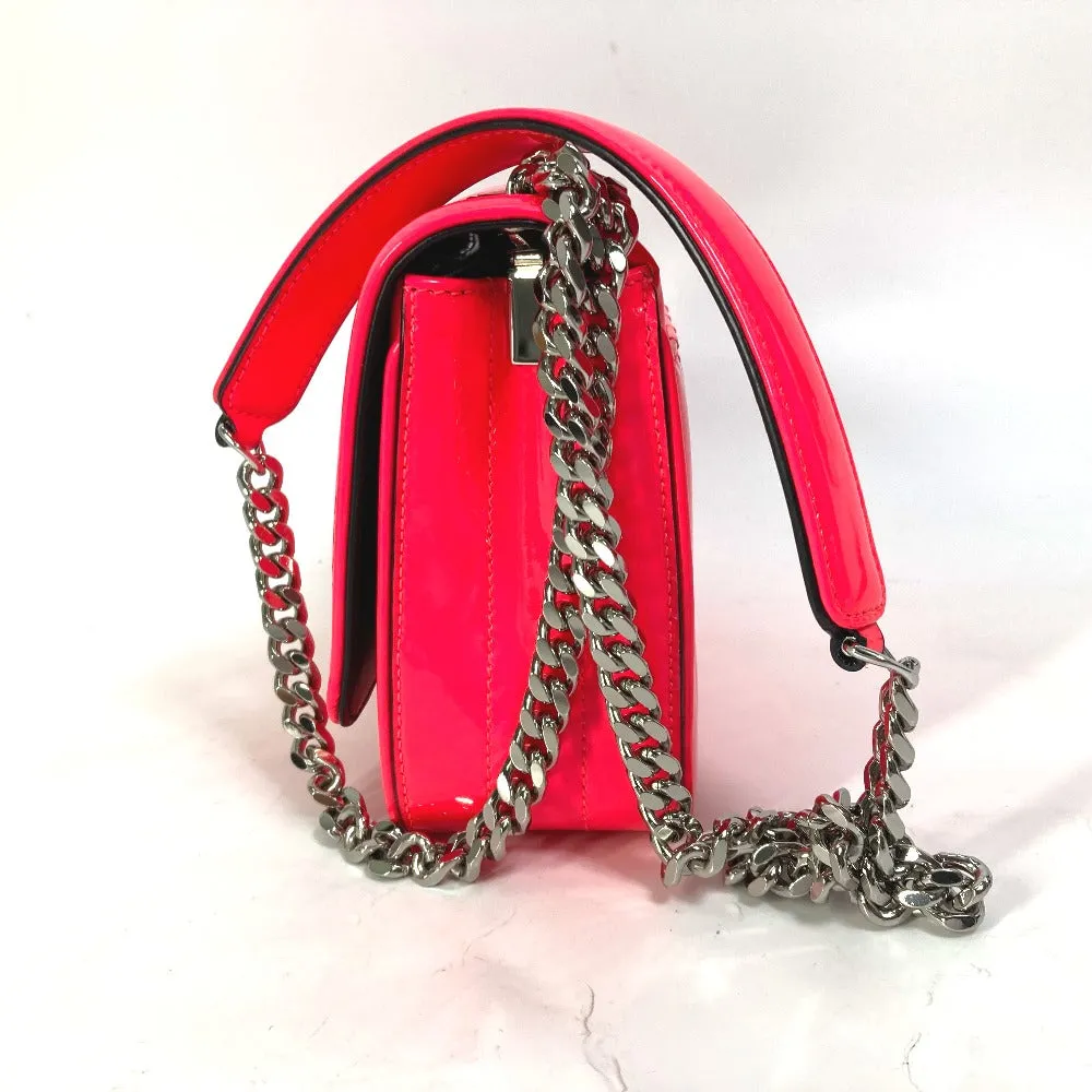 SAINT LAURENT PARIS Shoulder Bag 538439 Patent leather Pink type YSL vicky small Women Used