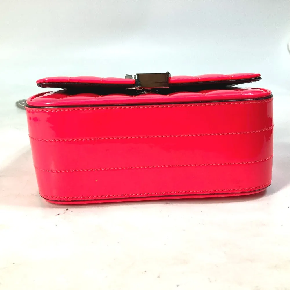 SAINT LAURENT PARIS Shoulder Bag 538439 Patent leather Pink type YSL vicky small Women Used
