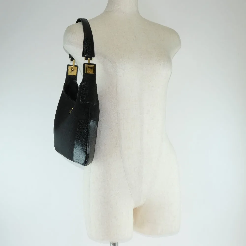Salvatore Ferragamo Shoulder Bag 21-1898 canvas black Women Used