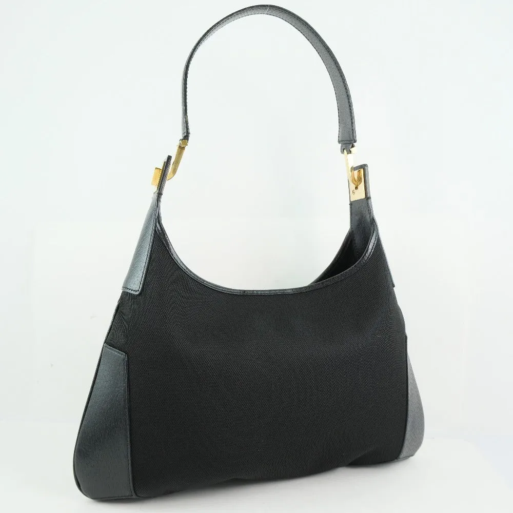 Salvatore Ferragamo Shoulder Bag 21-1898 canvas black Women Used